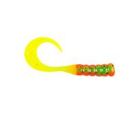 PowerBait FW Ribbontail Grubs Pesca Cebo, Firetiger