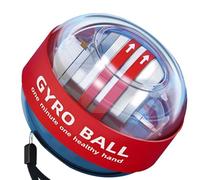 Powerball, Entrenador Giroscópico Profesional de Plástico Resistente Pelota Rehabilitacion Mano for Rehabilitación de Mano, Muñeca y Anti-Estrés en Adultos Rojo (sin luz)