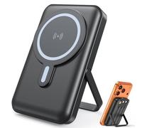 Powerbank, 10.000 mAh PD 22,5 W, Power Bank magnética, PowerBank inalámbrica con USB-C USB y cable Lightning, carga inalámbrica con pantalla LCD para iPhone 16/15/14/13/12/Pro/Pro Max Serie