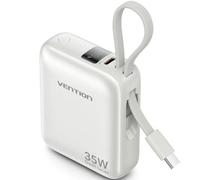 Powerbank 10000mAh Vention FHEN0/ 35W/ Beige/ Incluye Cable USB Tipo-C
