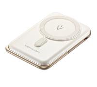 Powerbank 10000mAh Vention FHNW0/ 20W/ Wireless/ Blanca