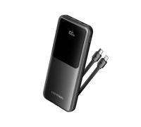 Powerbank 10000mAh Vention FHOB0/ 22.5W/ Negra/ Incluye Cable USB TIpo-C y Lightning