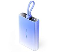 Powerbank 10000mAh Vention FHZL0/ 22.5W/ Azul/ Incluye Cable USB Tipo-C y Lightning