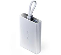 Powerbank 10000mAh Vention FHZM0/ 22.5W/ Gris/ Incluye Cable USB Tipo-C y Lightning