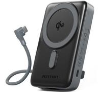 Powerbank 10000mAh Vention FKHH0/ 35W/ Wireless/ Gris/ Incluye Cable USB Tipo-C