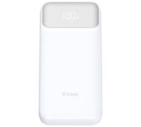 D-Link DPP-201 Power Bank 20000 mAh - Carga rápida USB-C & USB-A 65 W PD 3.0 & QC 3.0, Pantalla LED, Carga 3 Dispositivos, protección Completa - para portátil, Tablet, móvil, Switch