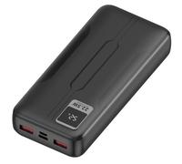 Power bank Leotec 20000 mAh 22.5W PD3.0 QC3.0 3 puertos pantalla digital negro