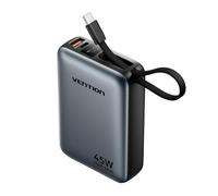 Powerbank 20000mah vention fhgh0/ 45w/ gris/ incluye cable usb tipo-c