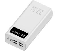 Powerbank 30000mah leotec lepow30w22w- 22.5w- blanca