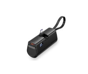 PowerBank 4800 mAh batería externa con carga rápida USB-C 22.5W negro