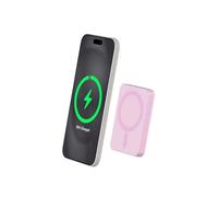 Powerbank 5000 mAh compatible con inducción MagSafe 15 W rosa Force Power