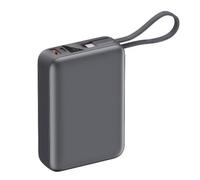 Powerbank Celly 20000 mAh Gris ABS+PC Carga Rápida 45W USB-C/USB-A