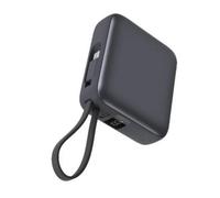 Batería externa de 10.000 mah con doble cable integrado (22,5 w)
