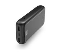 Hama Batería portátil Power Pack Pack Perfomance-20 20.000 mAh Carga rápida 3 salidas Antracita