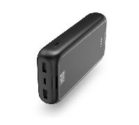Hama Batería portátil Power Pack Pack Perfomance-20 20.000 mAh Carga rápida 3 salidas Antracita