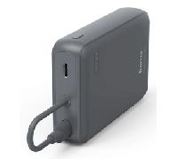 POWERBANK HAMA POWER PACK 10000 mAh 2xUSB-C INDICADOR DE CARGA CABLE INTEGRADO ANTRACITA 00201739