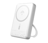 Powerbank K28 de 10000 mAh con MagSafe, carcasa metálica y soporte PD de 22,5 W - Plateado