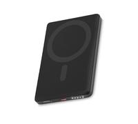 Powerbank KSIX Mini, Polímero de Litio, 5.000 mAh, 10 W, Cable USB-A a USB-C Incluido, Carga simultánea, Negro