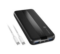 Powerbank NATEC Trevi Slim Q V2 10000 mAh Polímero de litio Power Delivery Quick Charge Negro