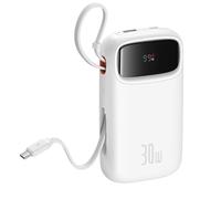 Powerbank QPow 2 2xUSB-C 20000mAh 30W Blanco
