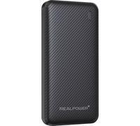 Powerbank RealPower PB-10000 Plus 10000 mAh 20W USB-C PD LED