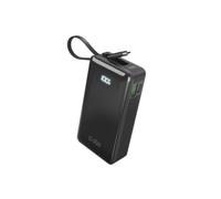SBS Powerbank 10K Fast LCD, Alimentación 10000Mah, Carga Rápida 22,5W, Carga Rápida Adaptiva (AFC), Pantalla LCD, USB-A, Cable USB-C, Cargador para iPhone, Samsung, Tableta, Smartphone