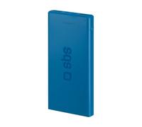 SBS Batería Portátil De Polímeros De Litio (LiPo) 10000 mAh Cian