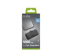 Powerbank SBS Nanotub 5.000Ma (10W - Negro)