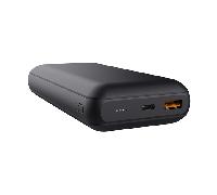 Trust Redoh Batería Externa Carga Rapida 20W 20000mAh, PD 18W USB-C, QC 3.0 USB, 50% Plástico Reciclado, Cable Incluido, Power Bank Cargador iPhone, iPad, Samsung, Xiaomi, Tablet - Negro