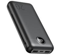 Powerbank Veger L20 20000mAh 20W LCD Negro cargador rápido USB-C