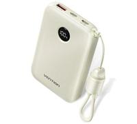 Powerbank Vention FKAN0-C 10000mAh 22.5W cable incorporado beige
