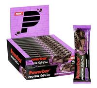 Powerbar Barritas de Proteína - Soft Core - Dark Chocolate Brownie - 12x48 g - Barrita Proteica Alta en Proteínas y Baja en Azúcar