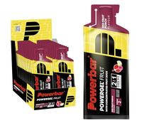 Powerbar - PowerGel Fruit - Red Fruit Punch - 24x41g - Gel energético alto en carbohidratos - Sodio - sin cafeína