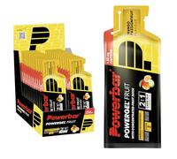 Powerbar PowerGel Fruit Mango Passionfruit 24x41g - Gel Energético de Alto Carbono + Sodio