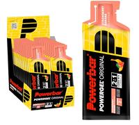 Powerbar - PowerGel Original - Strawberry-Banana - 24x41g - Gel energético alto en carbohidratos - Sodio - sin cafeína