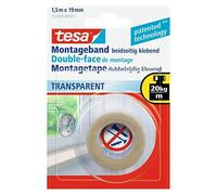 Powerbond Cinta de doble cara Transparente (19 mm x 1,5 m)