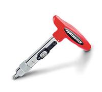 Powerbuilt 1/4 inch Drive Ratcheting T-Handle Torque Wrench, 20-100 in. lb. Range, Easy to Set and Lock in Place, for TPMS Systems and Bike Repair Assembly, Great for Carbon Fiber Handlebars - 649971