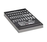 Powerbuilt 949012 63 piezas 1,27 cmJuego de tubos Master Impact, 1 pack.