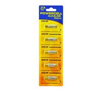 Powercell - Pilas alcalinas de 27 A, 12 V, paquete de 5 pilas MN27 LR27 WE27A L828 V27GA GP27A para mando a distancia puerta sensores antirrobo alarma timbre