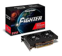 Powercolor RX 6500XT 4GB Fighter 4GB GDDR6 HDMI DP,AXRX 6500XT 4GBD6-DH/OC, Negro