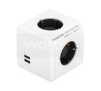 PowerCube ALLOCACOC Extended USB gris (Europa - 250V)