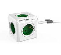 Powercube extended green 1.5m 4 outlet