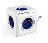 PowerCube Original - Regleta de 5 tomas de corriente, Color Azul