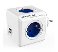 PowerCube Original USB 4 Tomas + 2 USB Azul