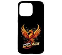 Powered by Ancient Myths Phoenix Fire Bird Carcasa para iPhone 15 Pro MAX