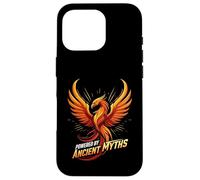 Powered by Ancient Myths Phoenix Fire Bird Carcasa para iPhone 16 Pro