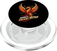 Powered by Ancient Myths Phoenix Fire Bird PopSockets PopGrip para MagSafe