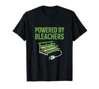 Powered by Bleachers Sports Mom Dad Novedad Camiseta