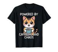 Powered by Caffeine and Chaos Camiseta