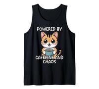 Powered by Caffeine and Chaos Camiseta sin Mangas